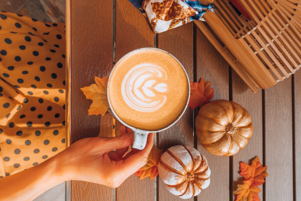 Pumpkin Spice Latte for Autumn