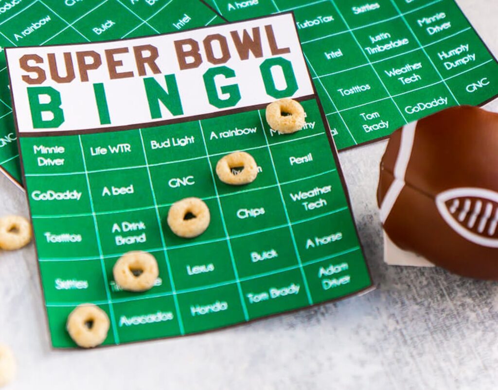 Football Bingo - Howard's House Cleaning Referral Agency Inc.