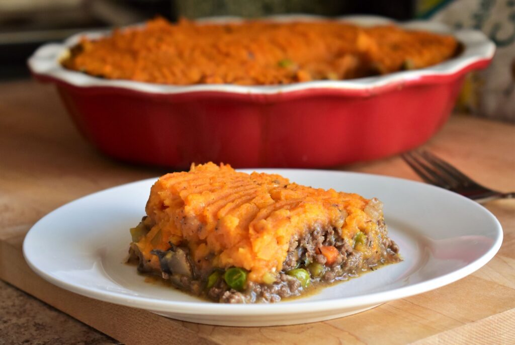 Sweet Potato Shepherd's Pie for Autumn