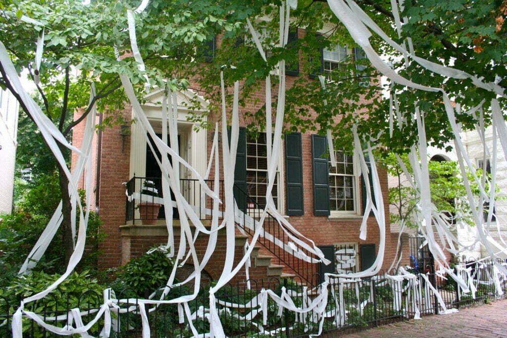 TP-ed on Halloween