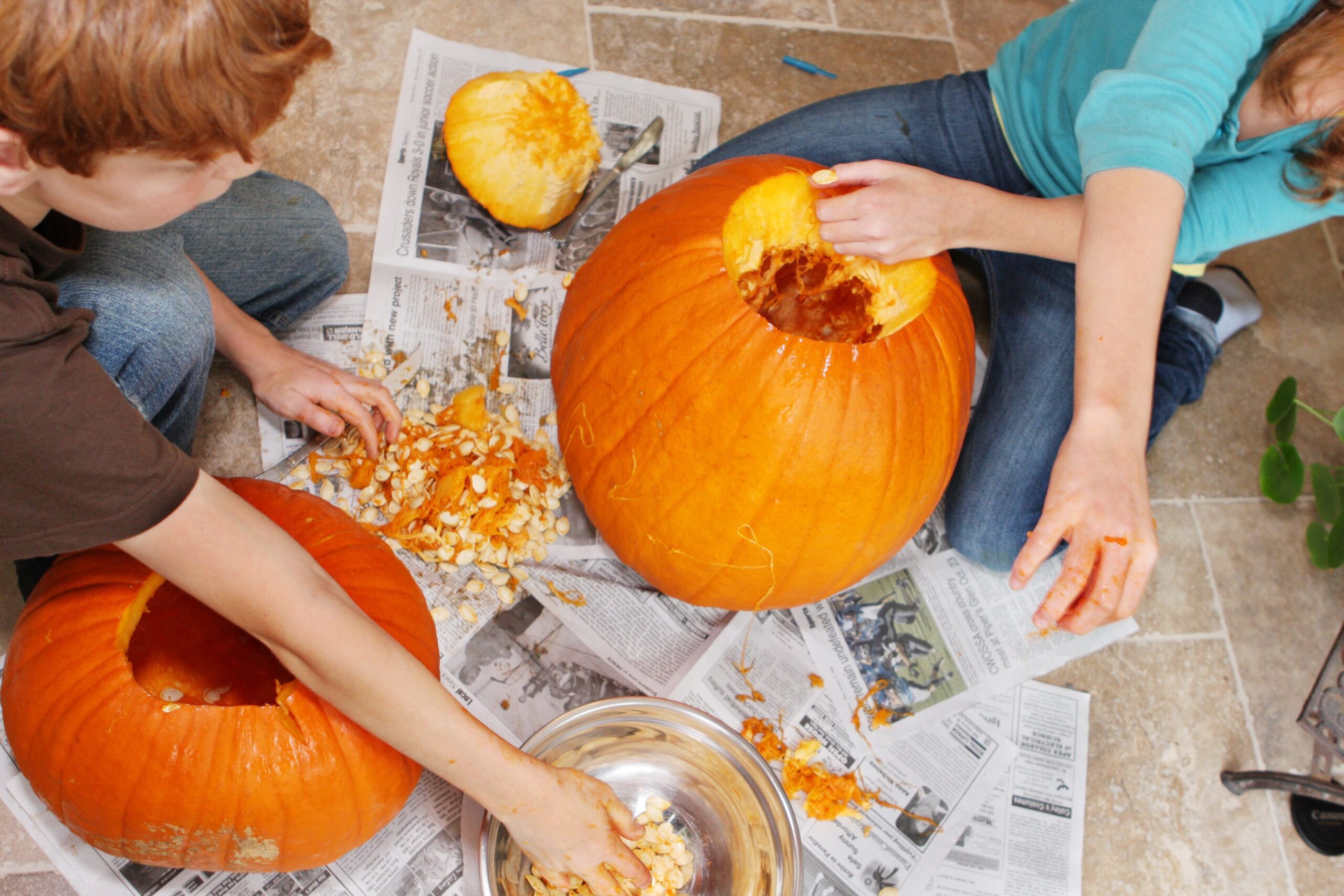 Glitter, Pumpkin Stains, and Candle Wax on Carpets