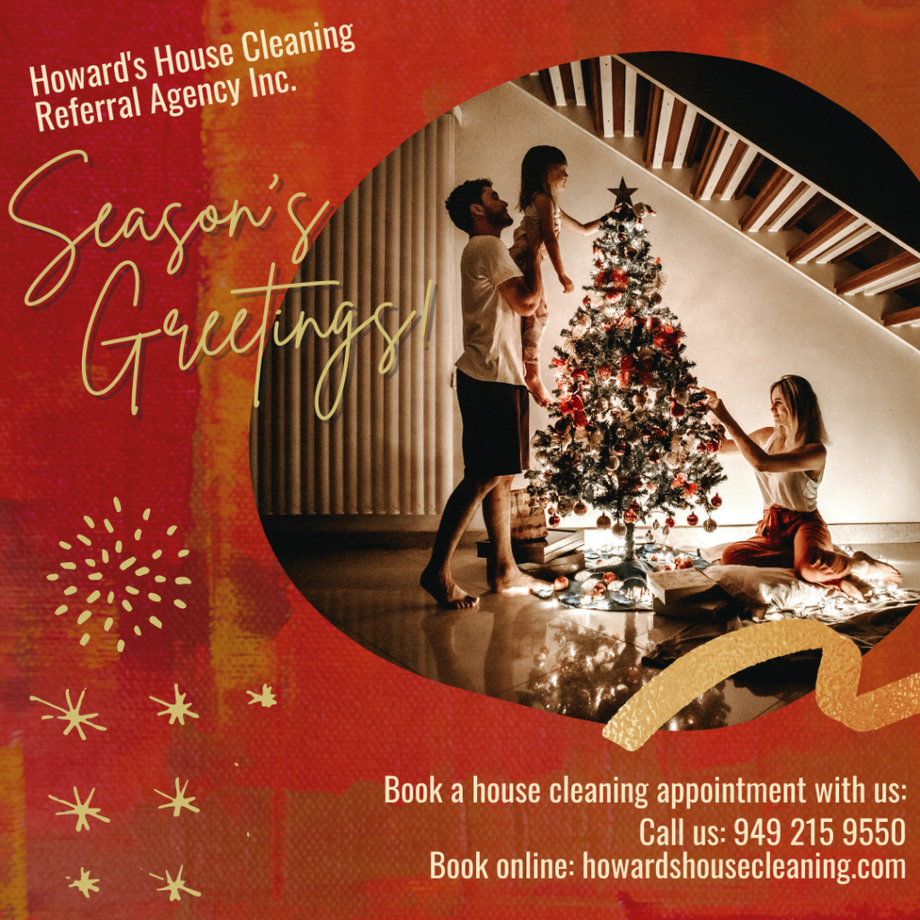 Merry Christmas from Howard's House Cleaning Referral Service, Inc.